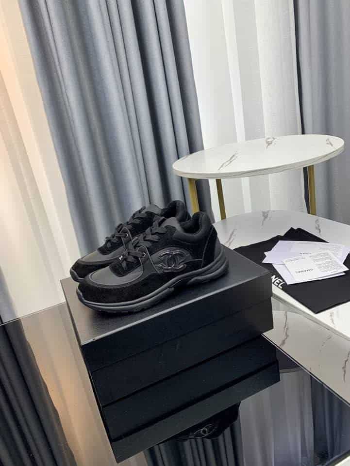 Chanel Cc Black Sneaker view 6