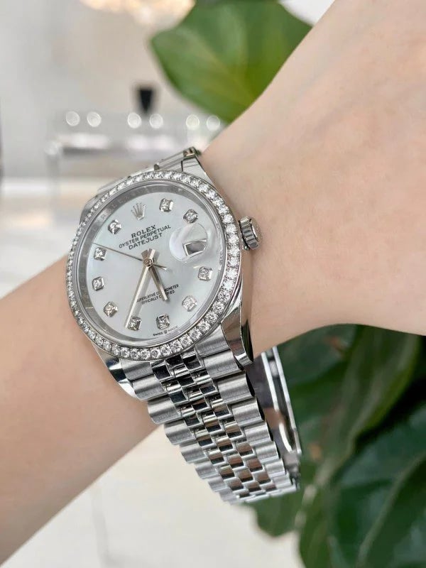 [Superclone] Rolex Datejust 36mm Mother-of-Pearl Dial Jubilee 126284RBR view 5
