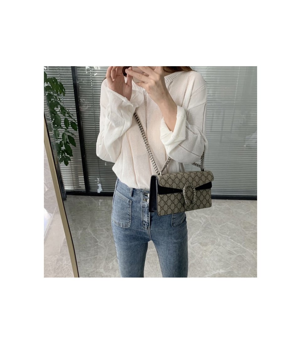 Gucci Dionysus Small Shoulder Bag in GG Supreme with Crystals Black 25cm view 5