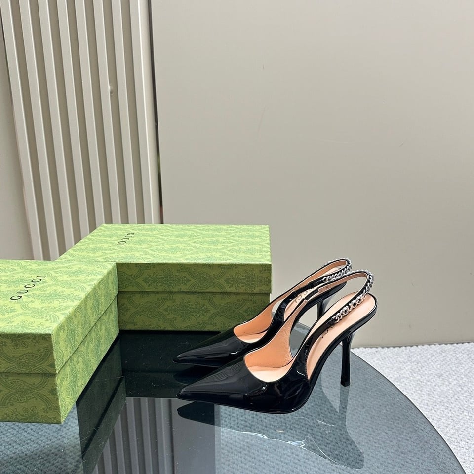Gucci Signoria Slingback Pump Black view 7