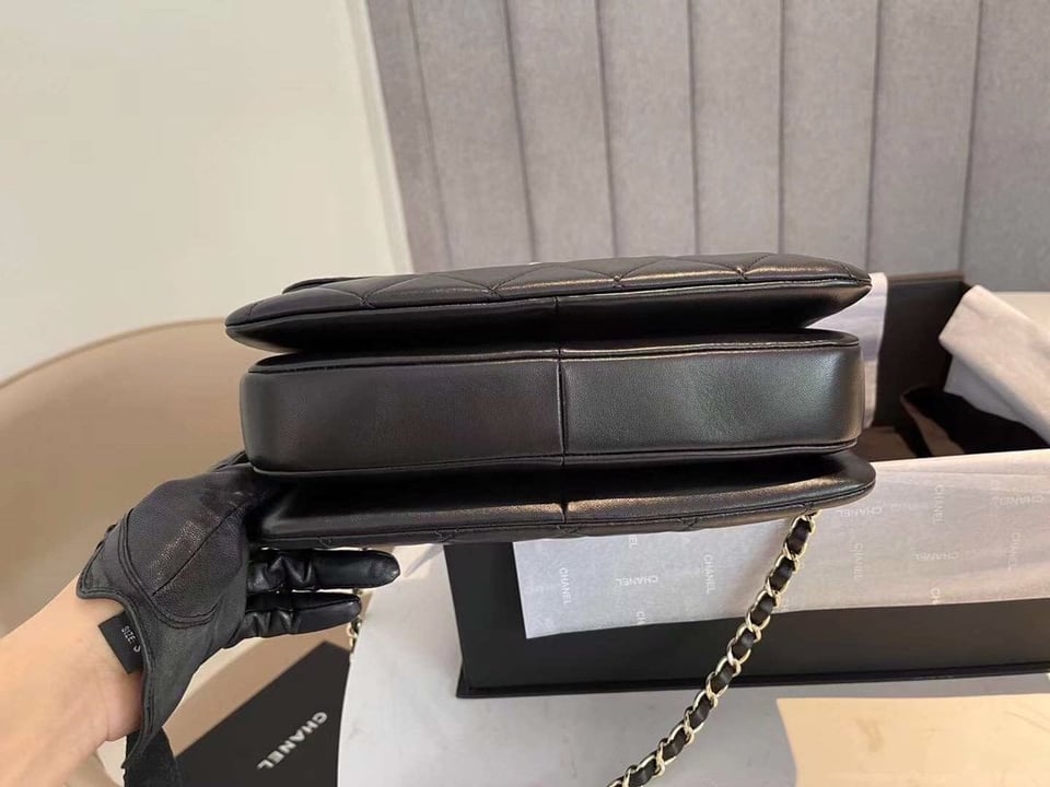 Chanel Cc Trendy Bag Black 25Cm view 5