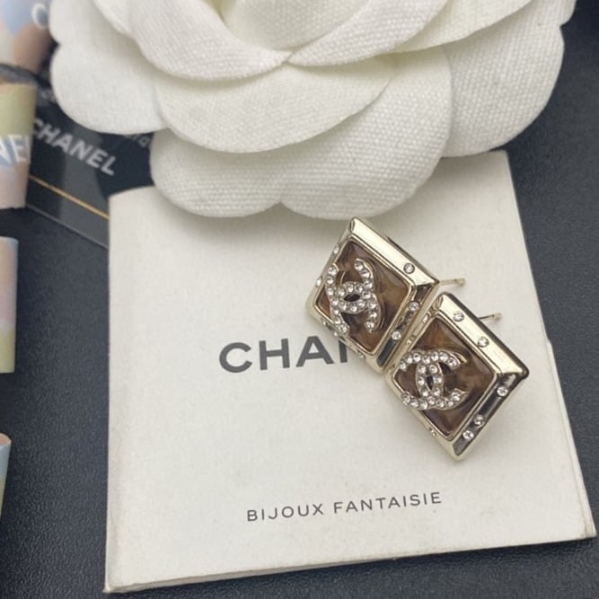 Chanel Cc Earrings view 6