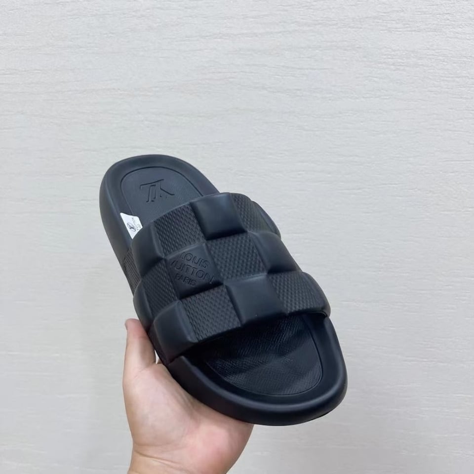 Louis Vuitton Waterfront Mule Maxi Damier Rubber Black view 9