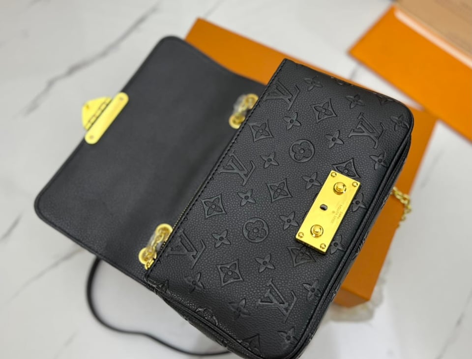 Louis Vuitton Marceau Black Leather Bag M46200 view 8