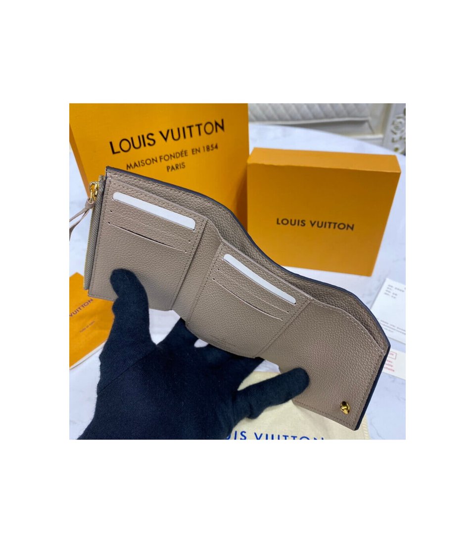 Louis Vuitton Monogram Empreinte Victorine Wallet Tourterelle view 9