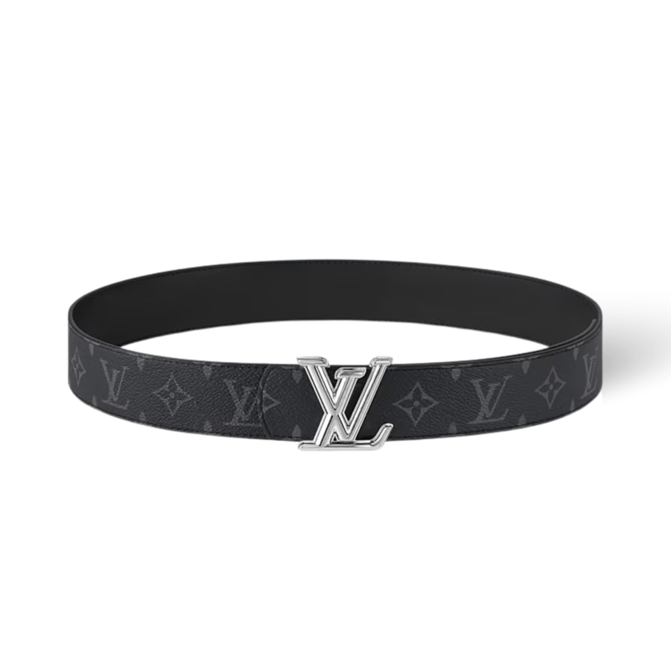 Louis Vuitton LV Silver Hardware Dimension 40mm Reversible Men Belt M8846S view 2