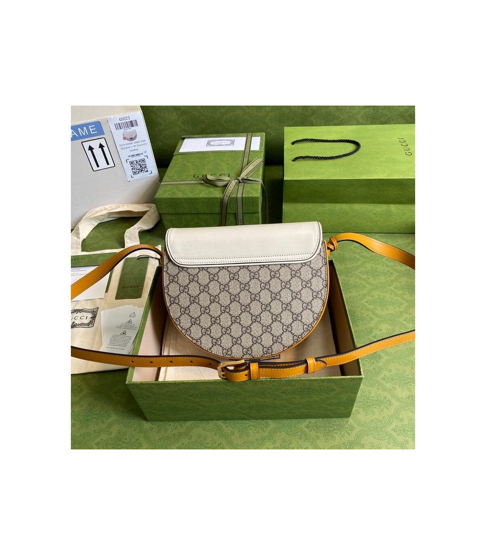 Gucci Padlock Small Shoulder Bag White view 5