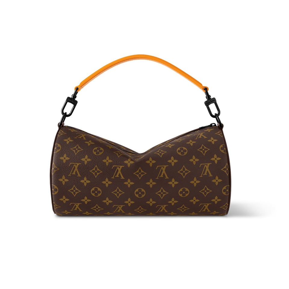 Louis Vuitton Soft Polochon Macassar Pm Monogram Canvas 31Cm M46691