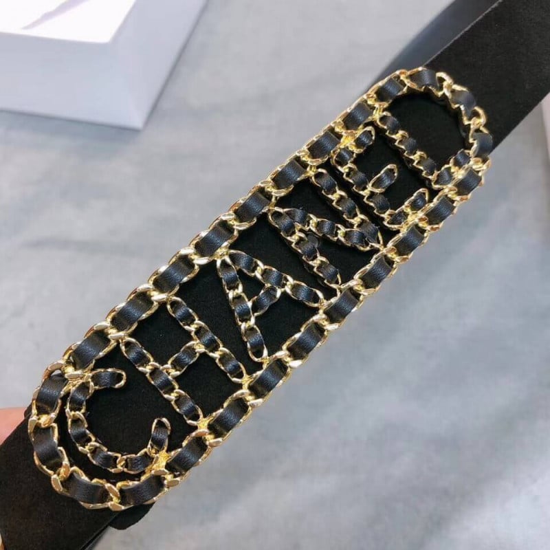 Chanel Suede Calfskin 30mm Belt AA6600 view 8