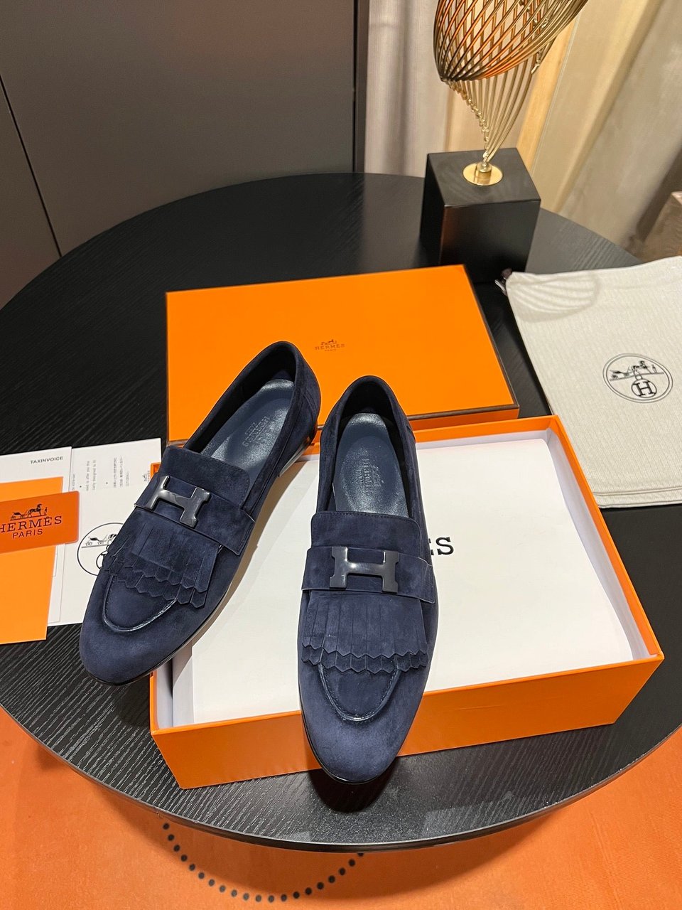 Hermes Royal Loafer Blue view 9