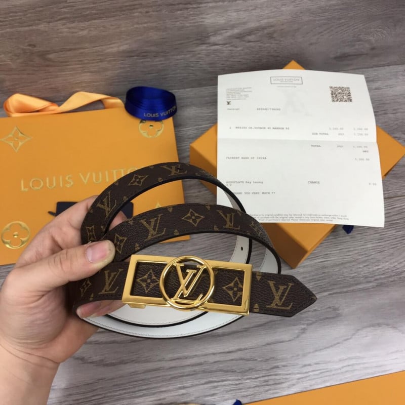 Louis Vuitton Dauphine 25mm Reversible Belt M0208U view 5