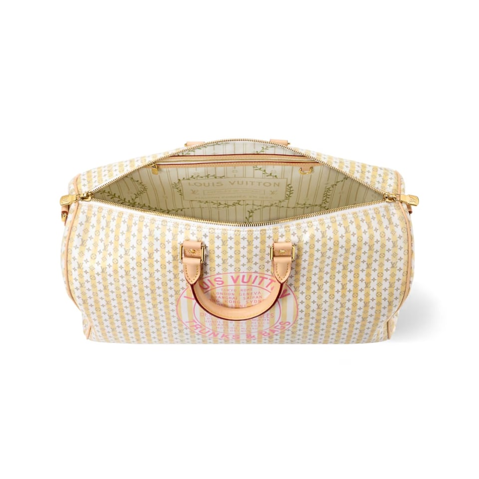 Louis Vuitton Keepall Bandoulière Bag 50cm/19.7in Banana Yellow M28678 view 4