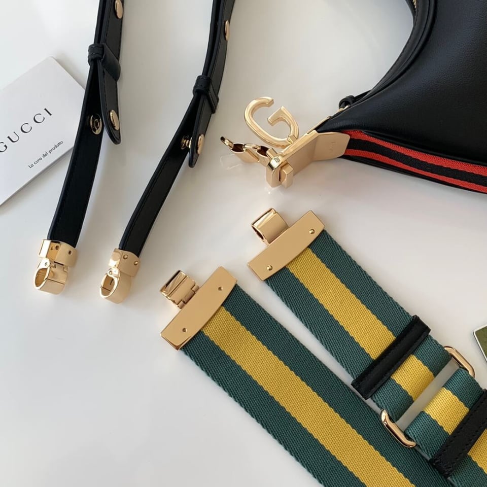 Gucci Black Leather Attache Small Shoulder Bag view 13
