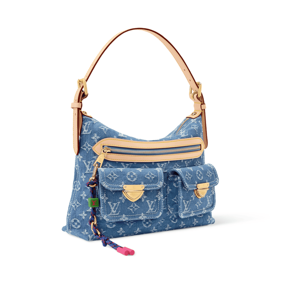 Louis Vuitton Baggy Bleu Denim M27329 30cm/11.8 in view 4