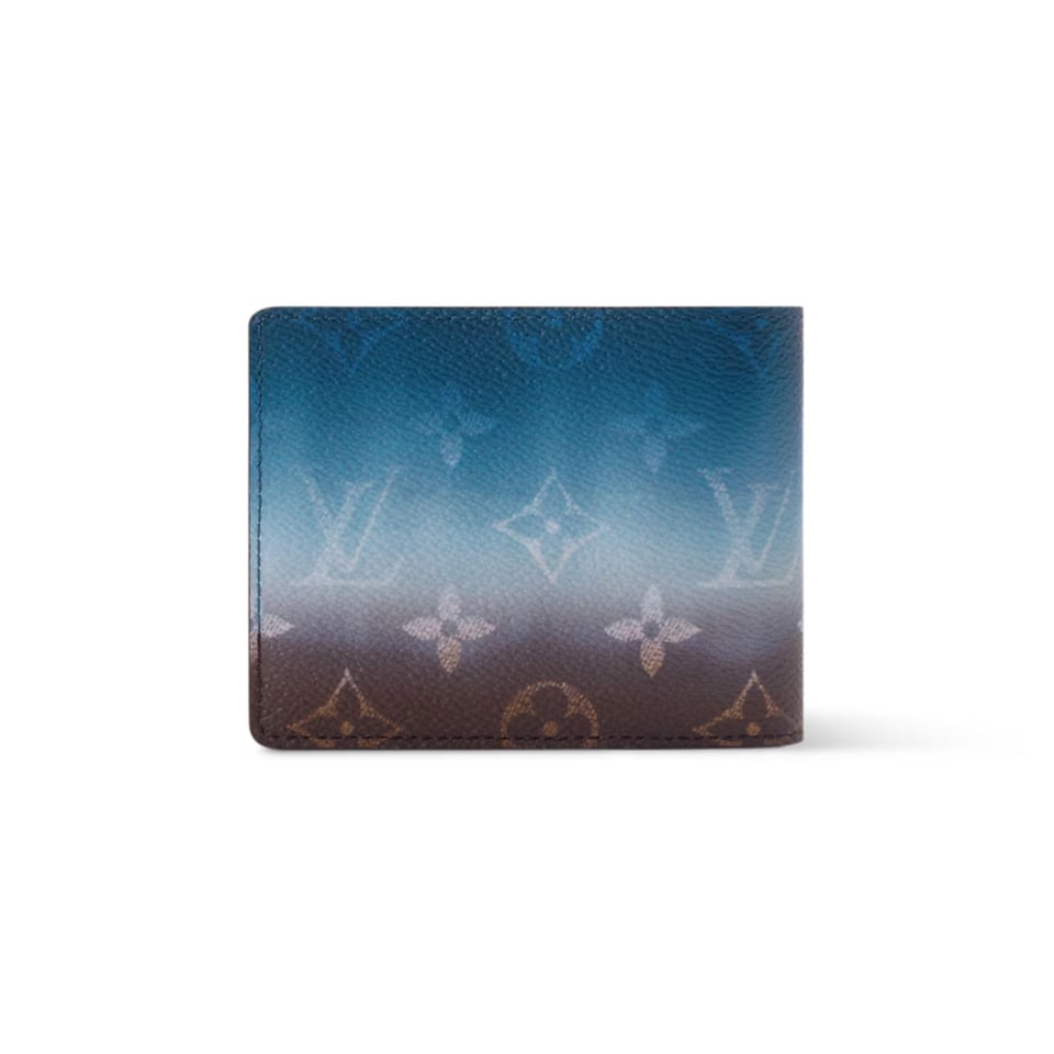 Louis Vuitton Slender Wallet – Monogram Sunset Blue 11cm M28006 view 4