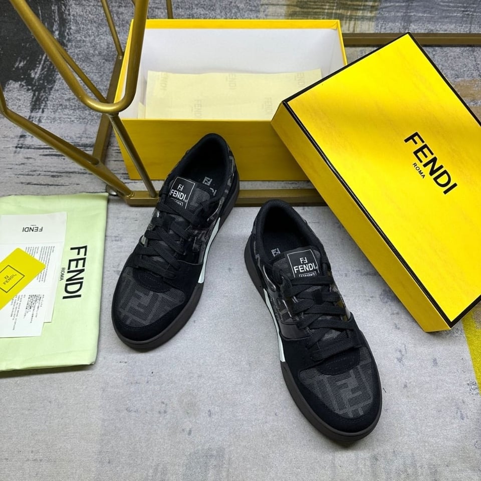 Fendi Match Sneakers Black 7E1688Aq6If1R71 view 5