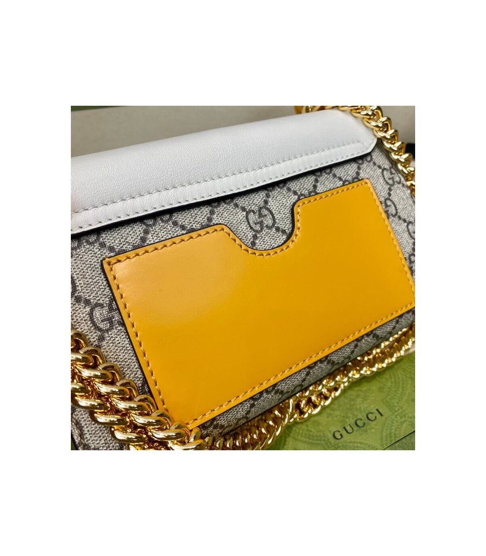 Gucci Padlock Small GG Shoulder Bag White view 11