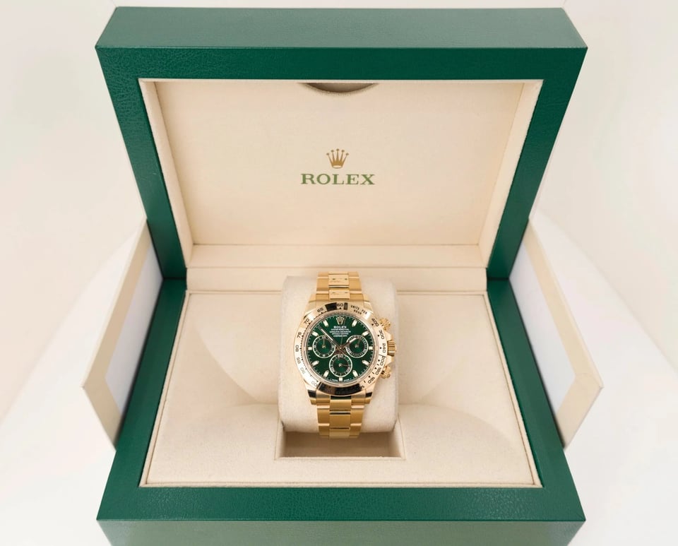 Rolex Daytona 40mm Green Dial 116508 view 4
