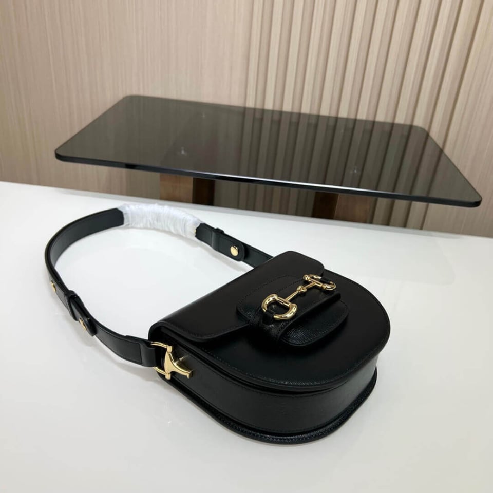Gucci Leather Horsebit 1955 Mini Rounded Bag view 10