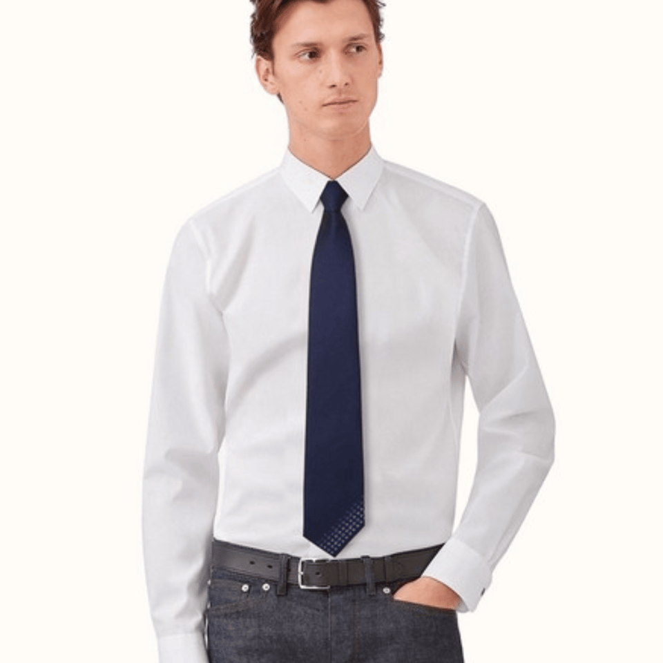 Louis Vuitton Monogram Gradient Navy Canvas Tie For Men view 7