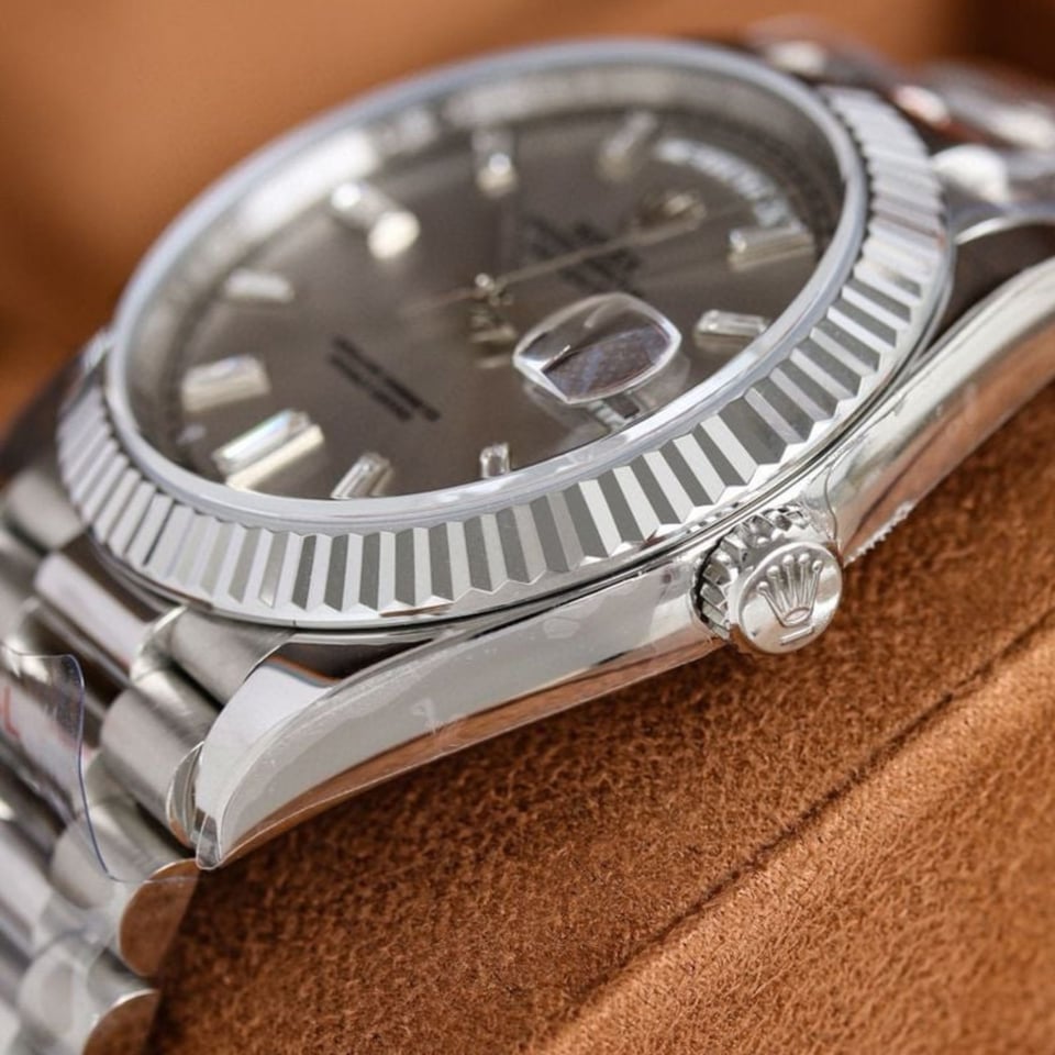 [Superclone] Rolex Day-Date 36mm Silver Dial President 128236 view 5