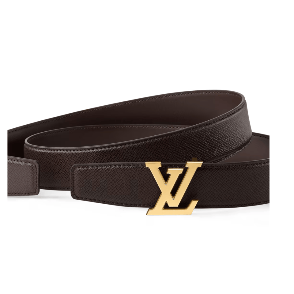 Louis Vuitton LV Brown Heritage 35mm Reversible Men Belt M4297U view 3