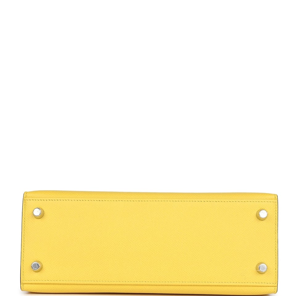 Hermes Kelly 25 Bag In Jaune De Naples Epsom Leather For Women 25cm/10in view 6