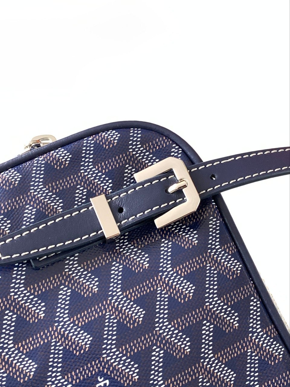 Goyard Yona Bag Coated MM 21Cm Navy Blue Canvas view 5