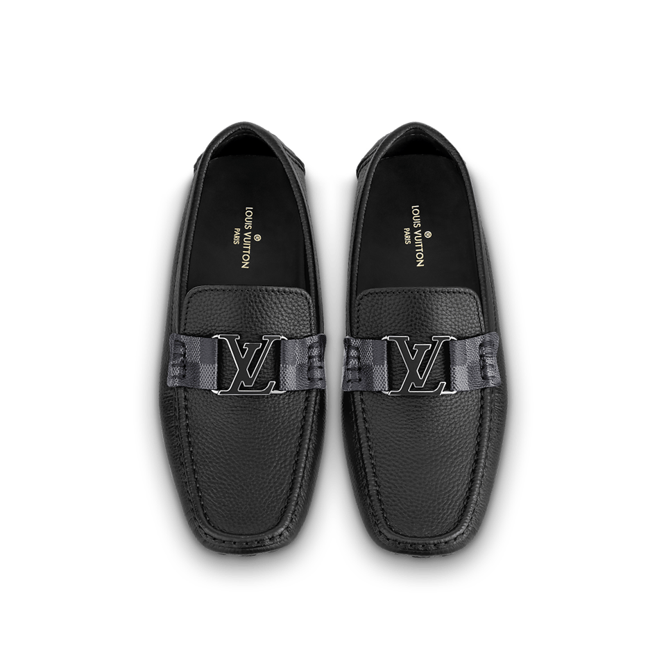 Louis Vuitton Monte Carlo Black Leather Moccasins 1A9U6Q- Shoes for Men view 5