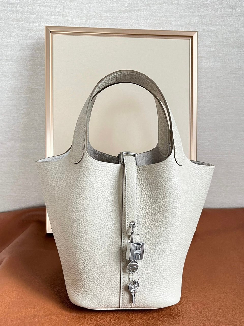 Hermes Picotin Lock 18Cm White view 3