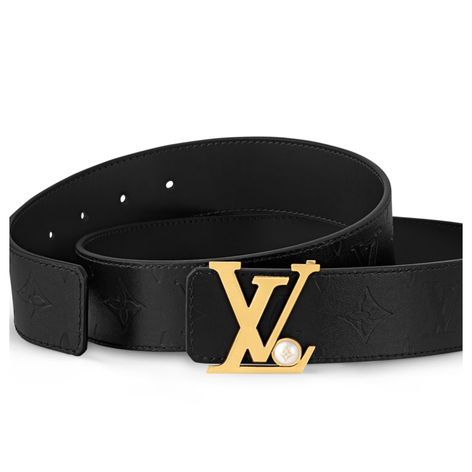 Louis Vuitton LV Initiales Pearls 40mm Reversible Men Belt M8842S view 3