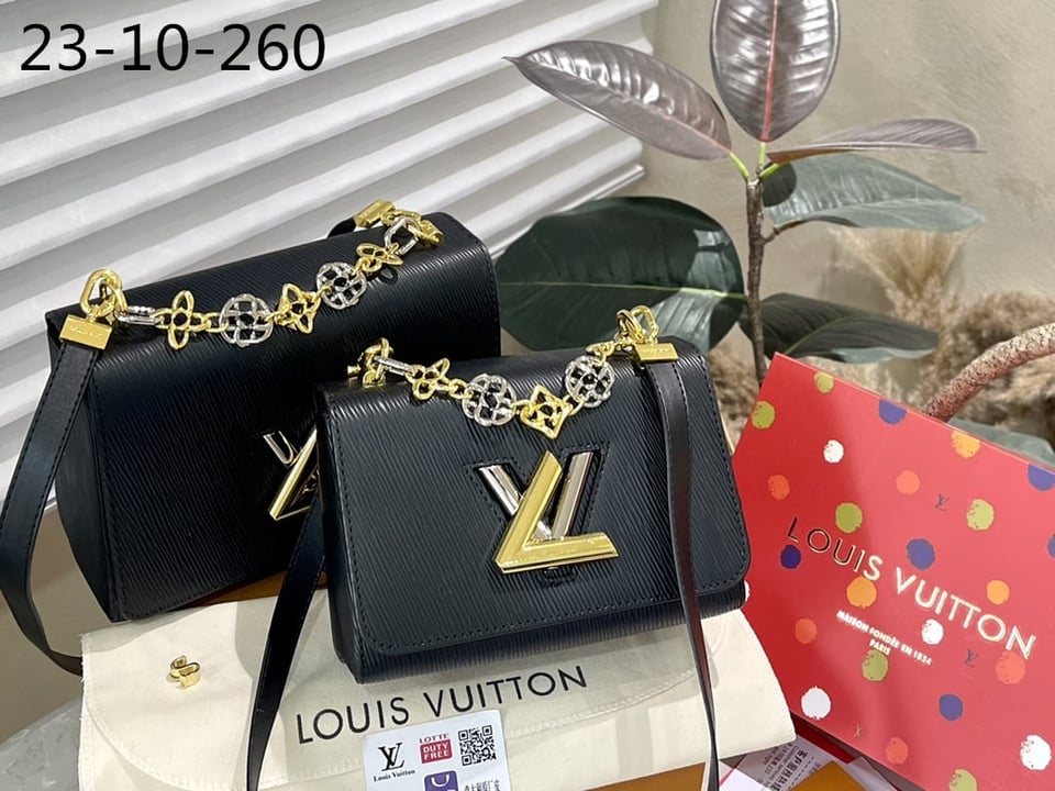 Louis Vuitton Mm Twist Bag Black 23Cm M22773 view 3