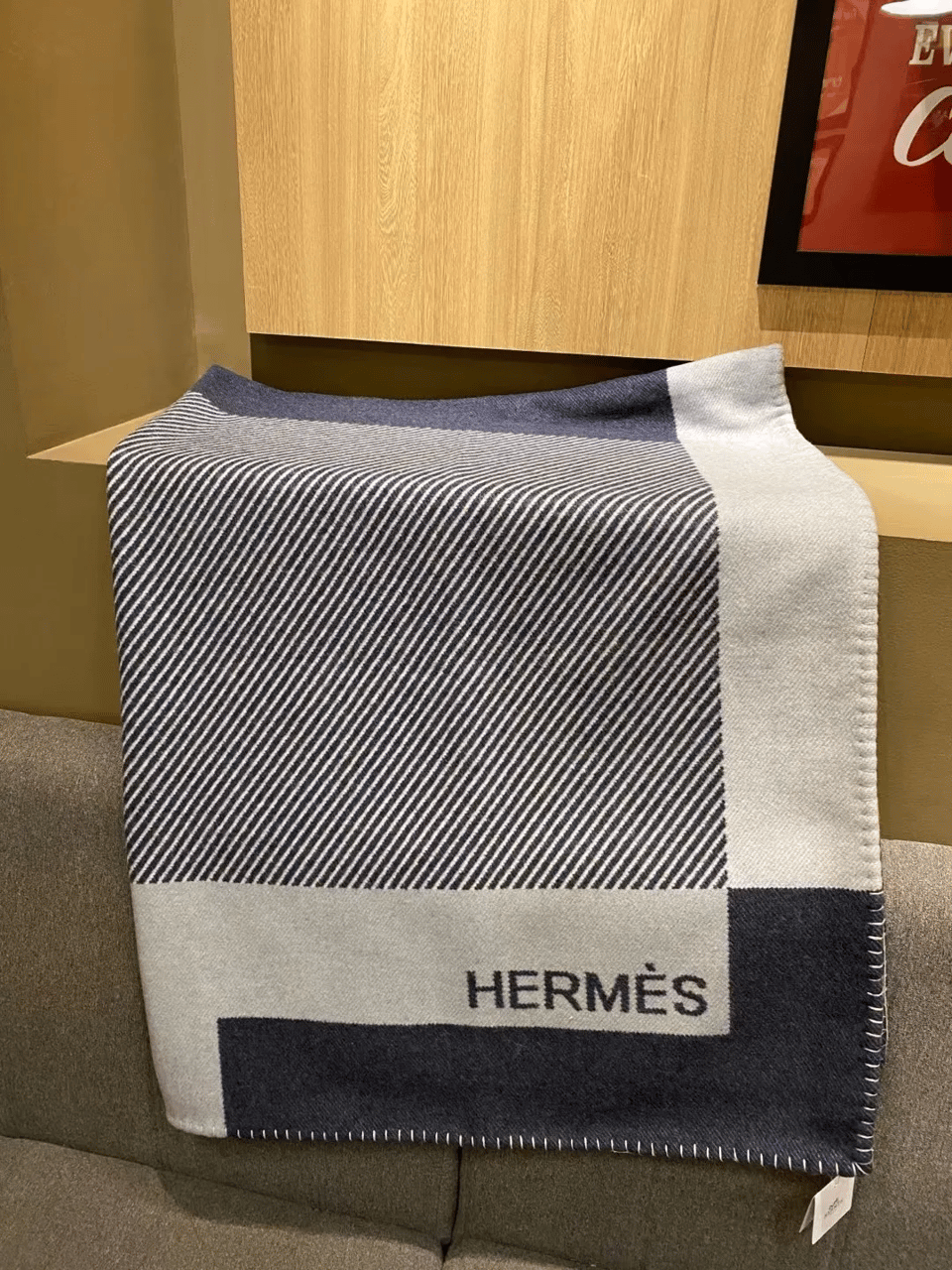 Hermes Luxury Cashmere Style Blanket view 5