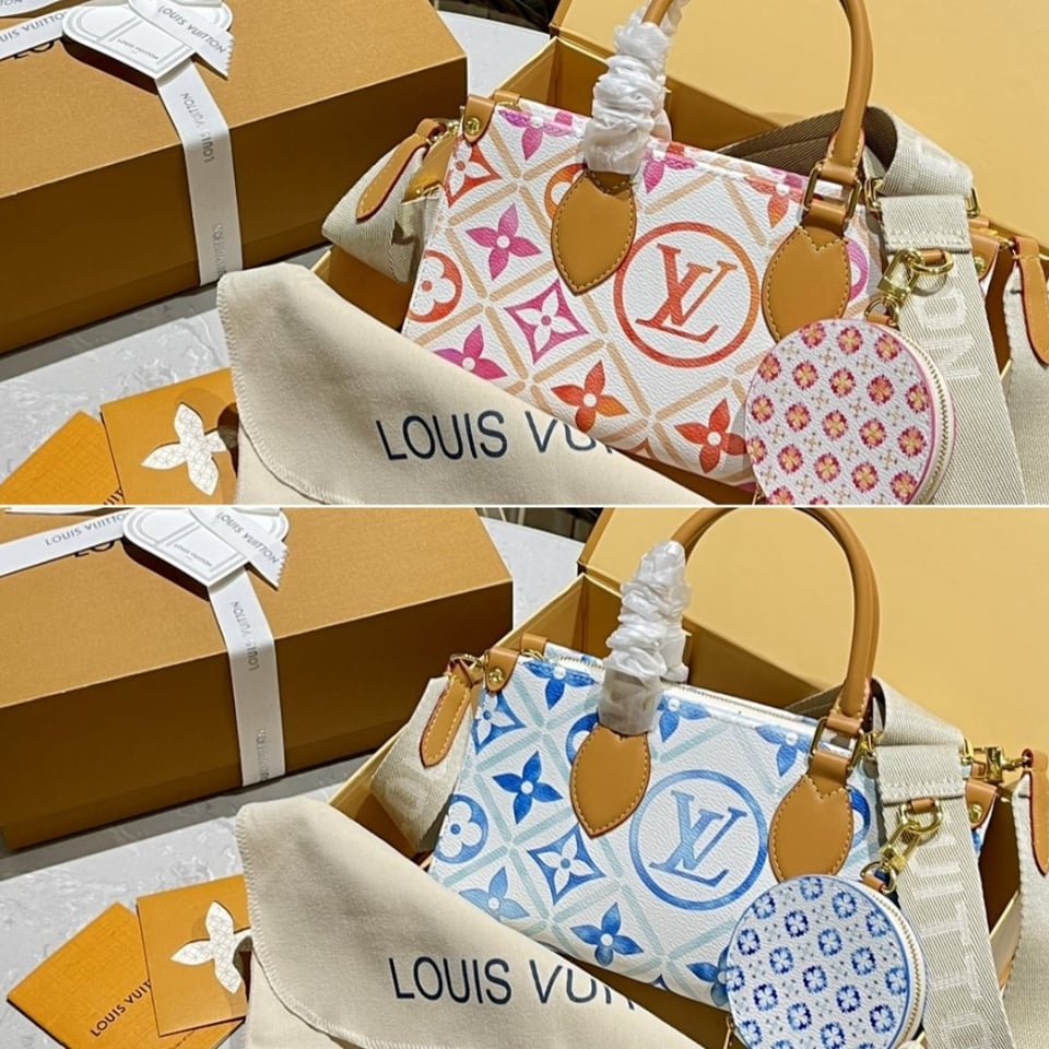 Louis Vuitton Onthego East West Monogram Canvas Coral 25Cm M25318 view 4
