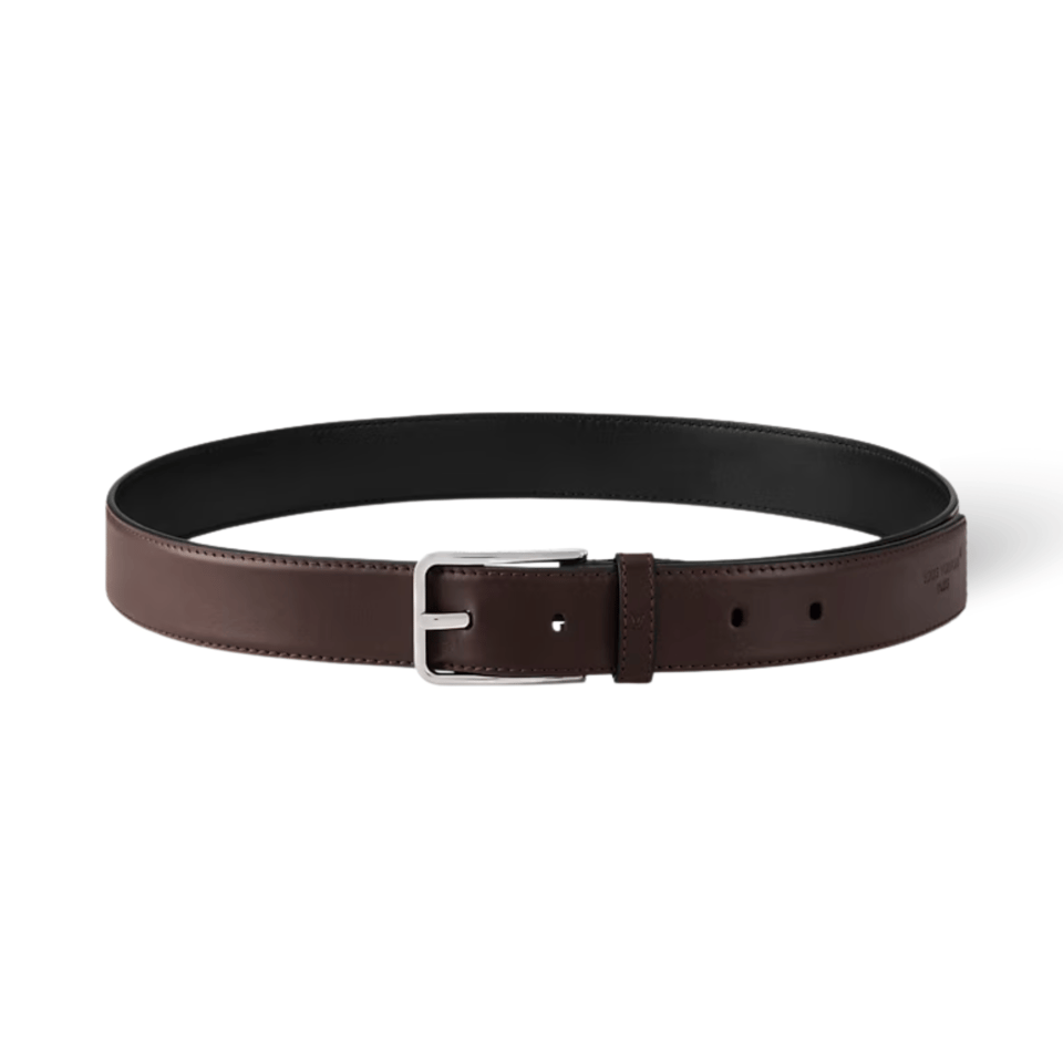 Louis Vuitton LV Pont Neuf Slim 30mm Men Belt M4164U