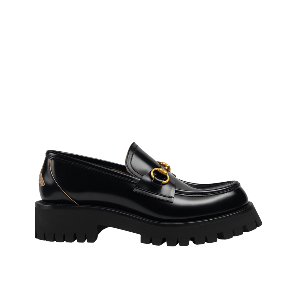 Gucci Women?S Leather Loafers Horsebit Black view 2