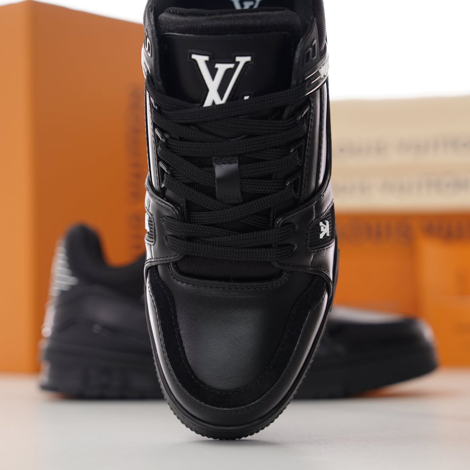 Louis Vuitton LV Trainer Sneaker Black for Men view 11