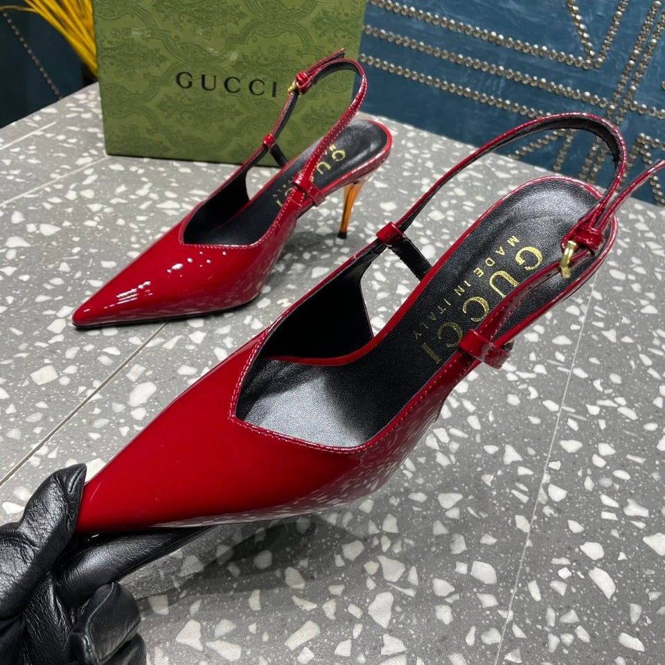 Gucci Women’S Platform Pump Red view 7