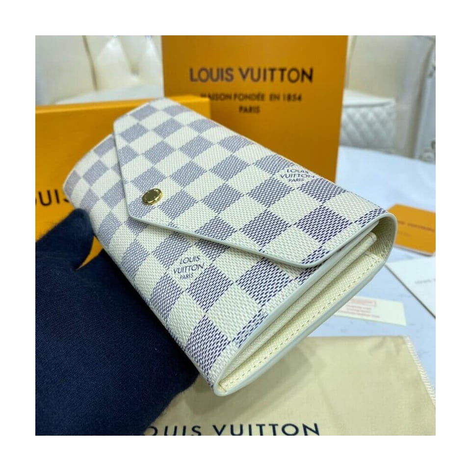 Louis Vuitton Damier Azur Sarah Wallet view 4