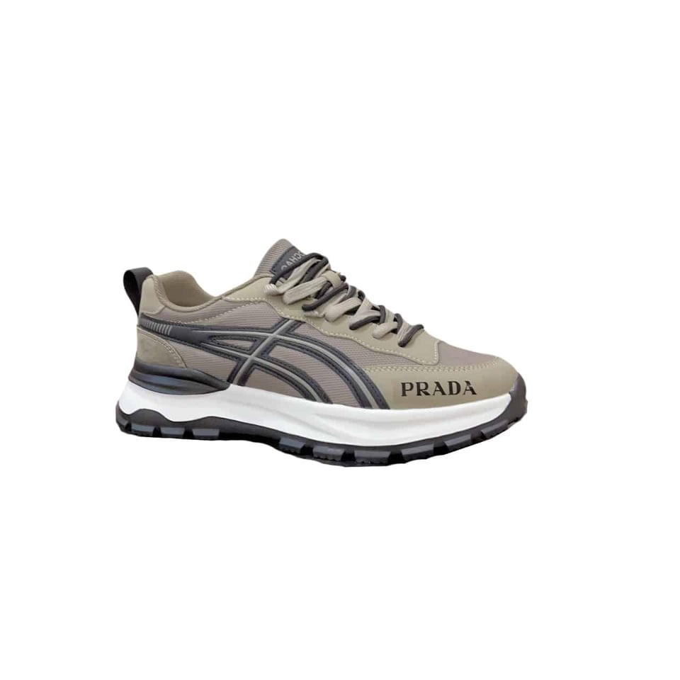 Prada Sport Sneakers Curved Line Green And Black view 2