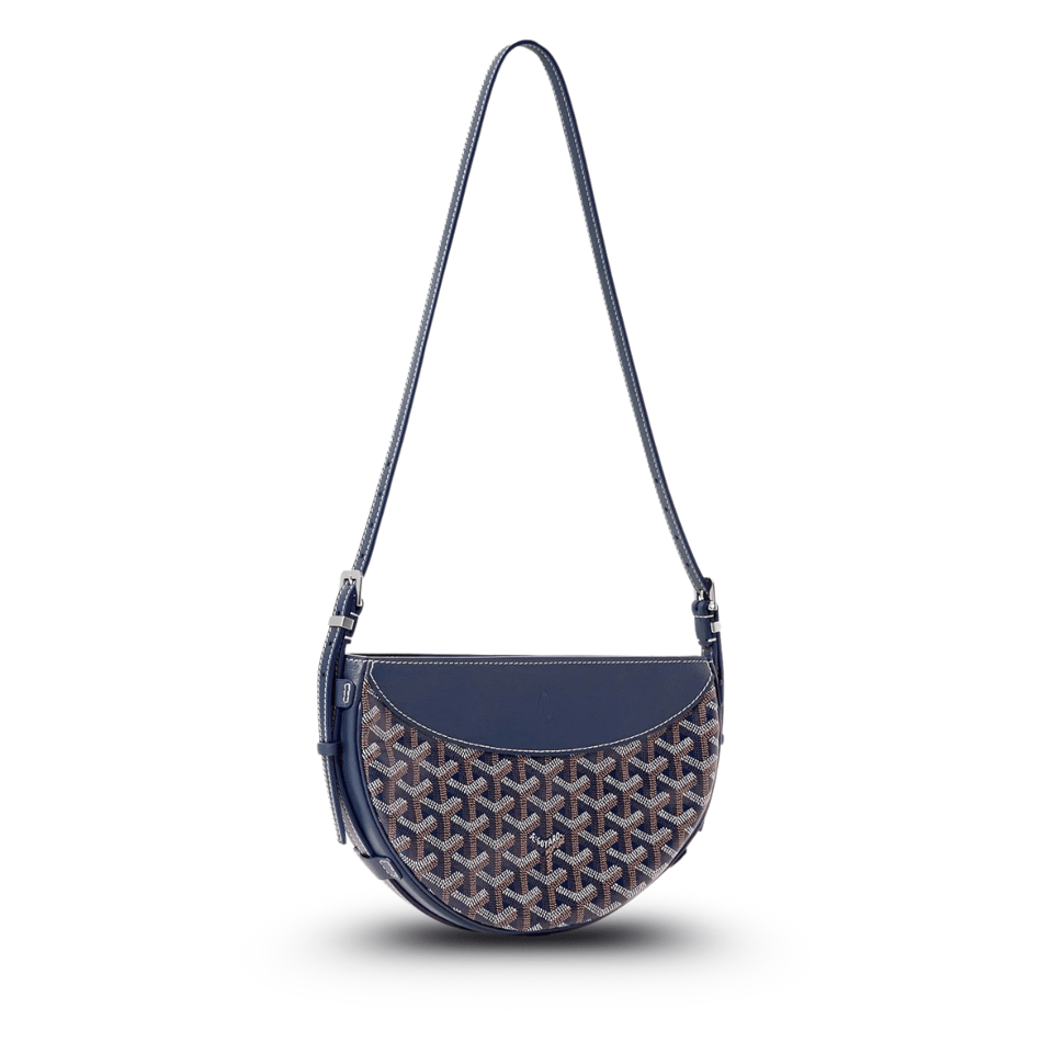 Goyard Hirondelle Bag – Bagistry Closet 25cm Navy Blue view 2