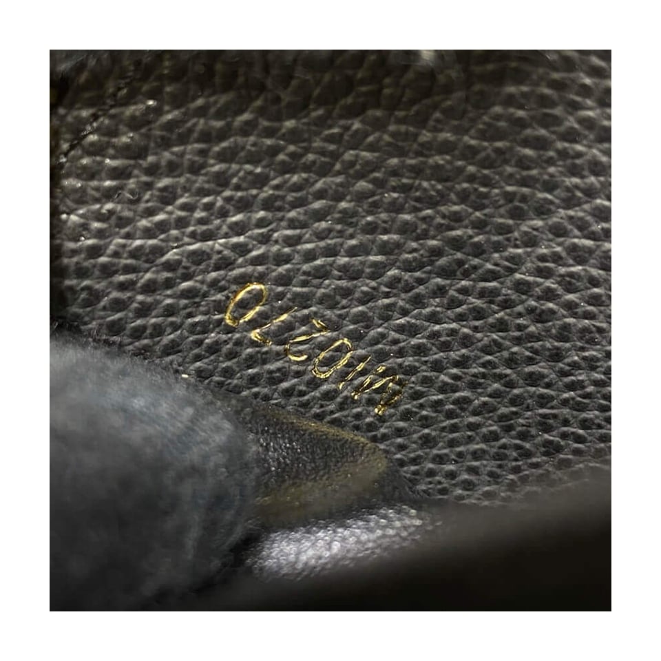 Louis Vuitton Monogram Empreinte Leather Clemence Wallet Black view 6