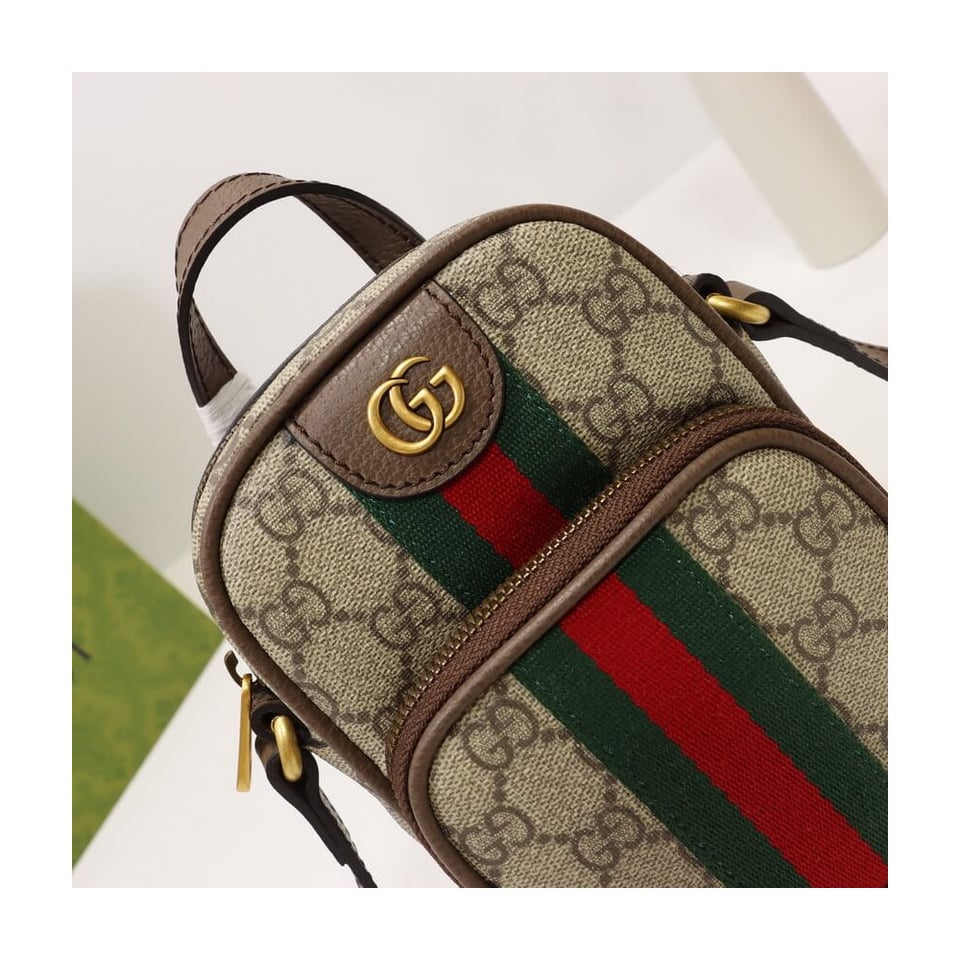 Gucci Ophidia Mini Bag Coffee view 7