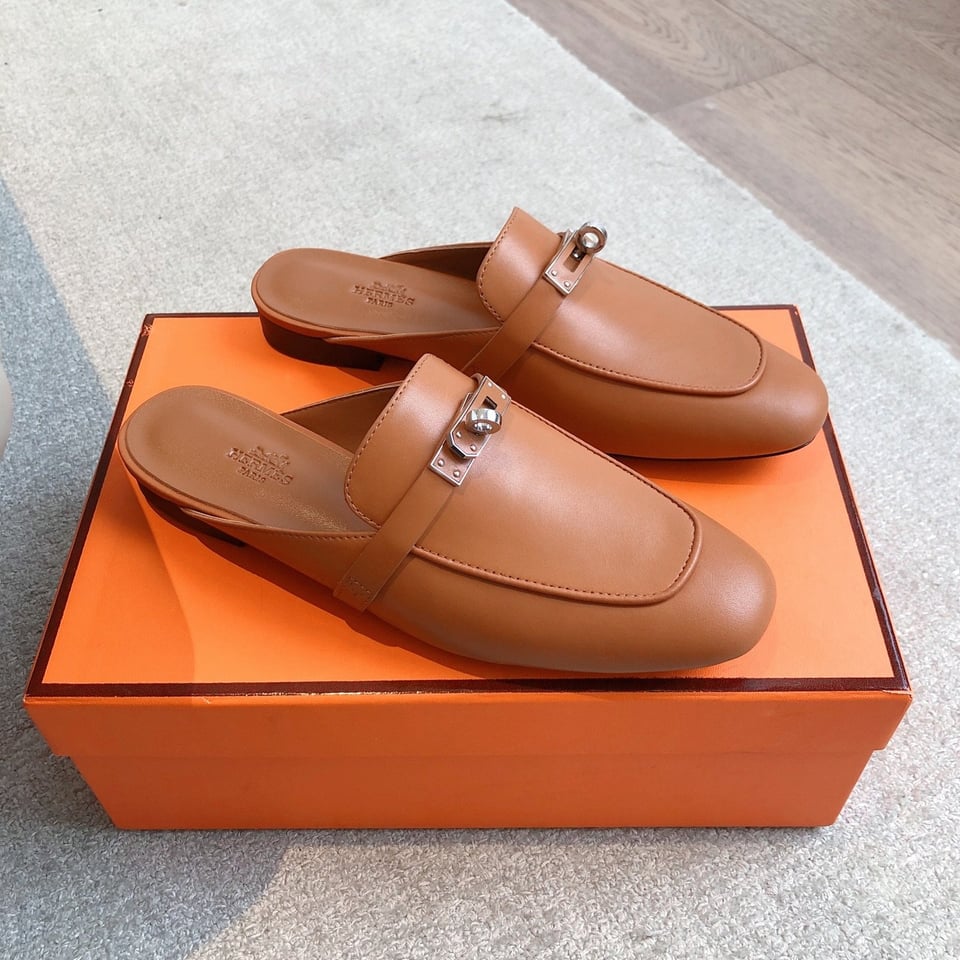 Hermes Oz Mule Brown view 4