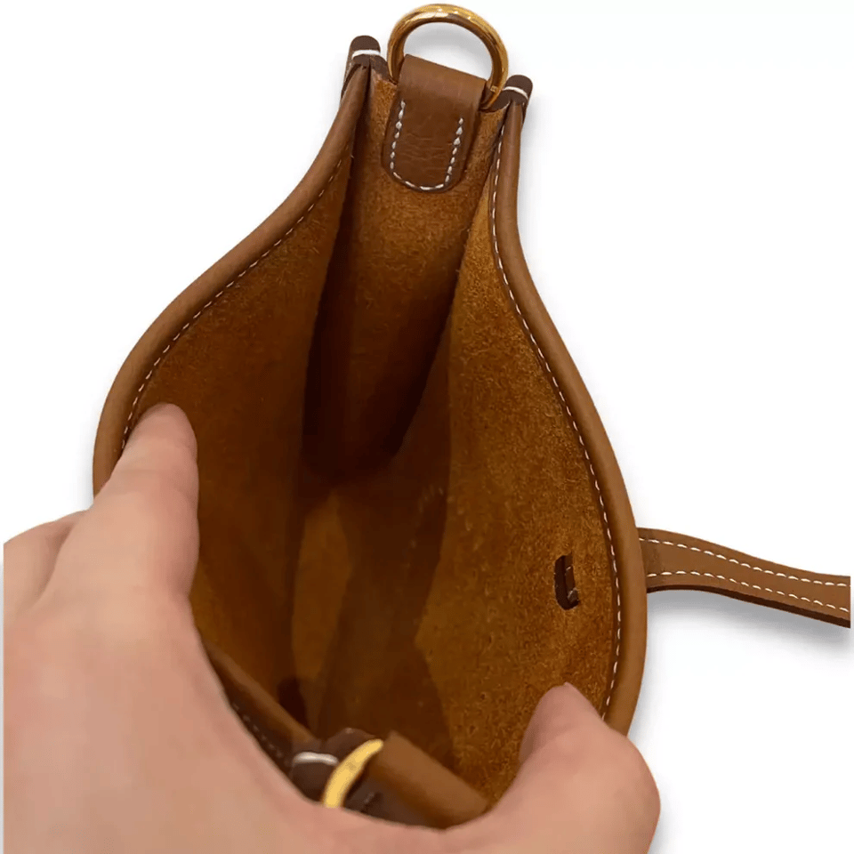 Hermes Evelyne 16 Hermes Mini Evelyne Brown 18cm view 3