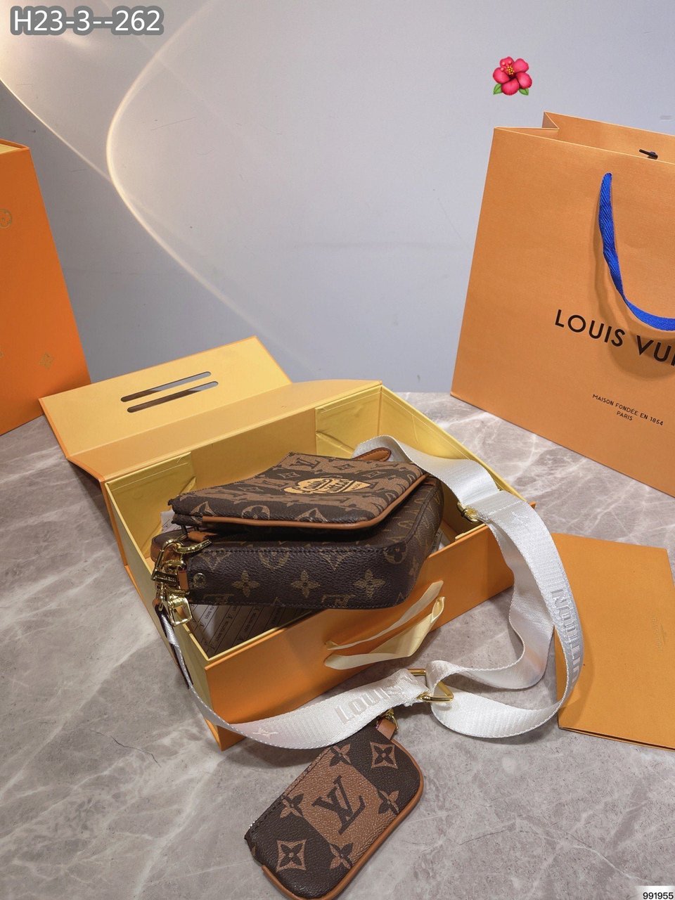 Louis Vuitton Trio Messenger Brown 25Cm M45965 view 6