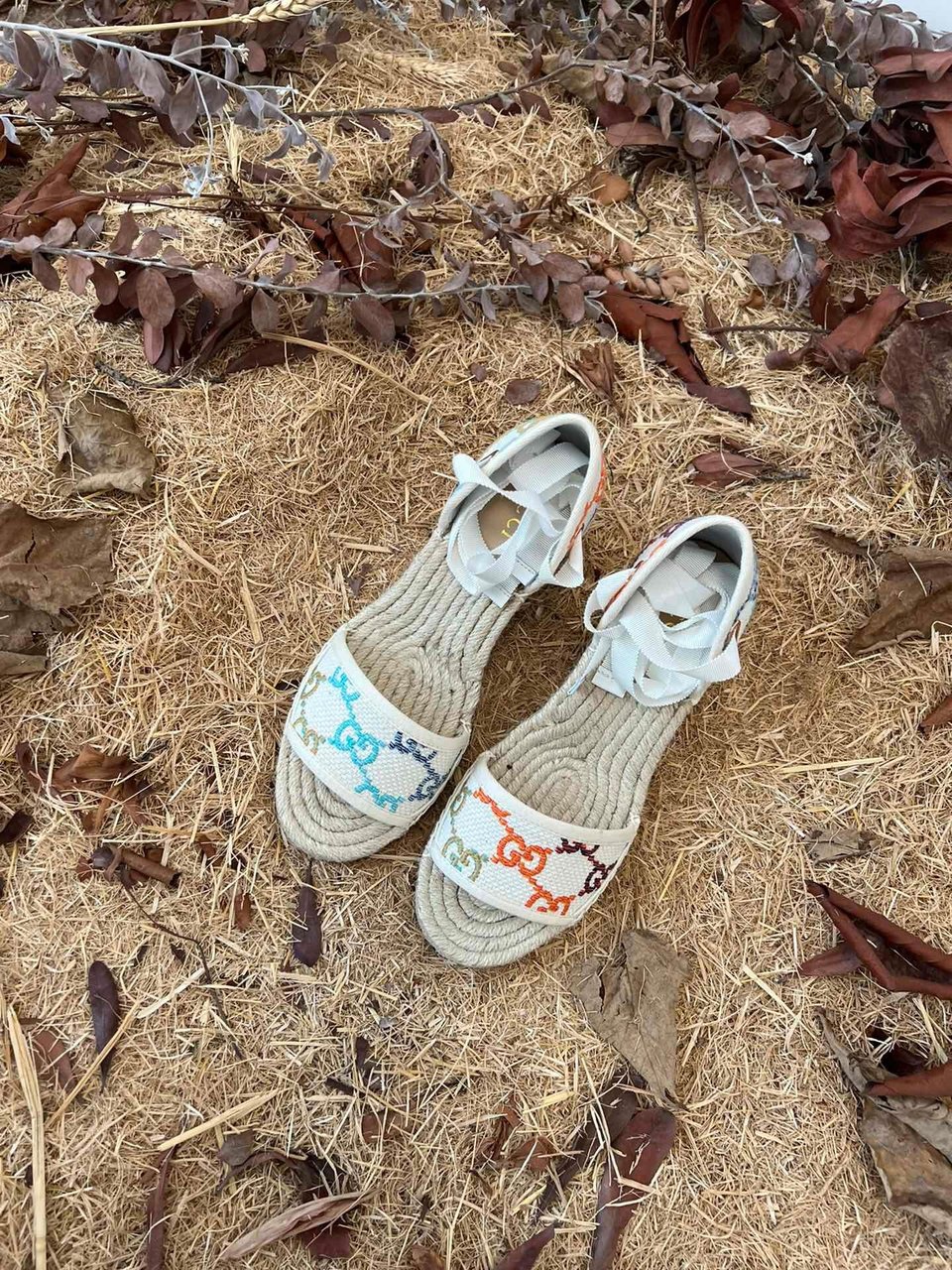 Gucci Women?S Platform Espadrille Sandals ?652895 Uft80 8469 view 9