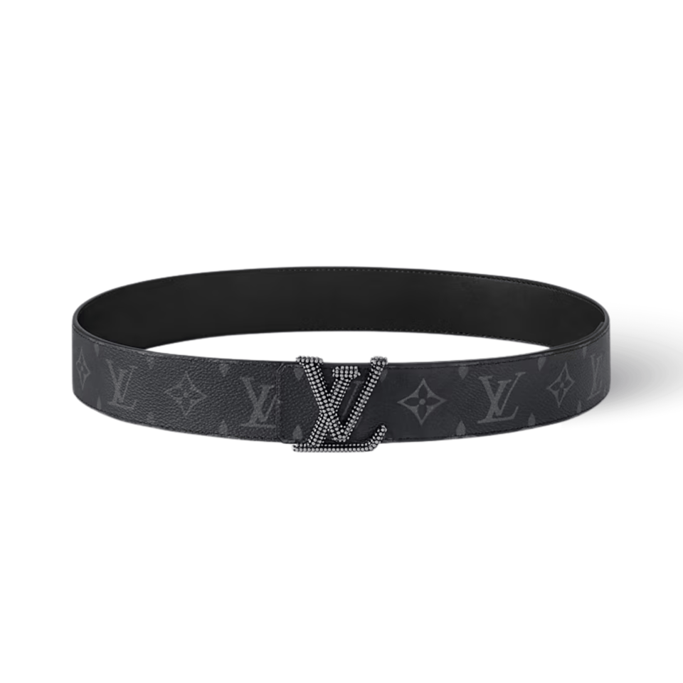 Louis Vuitton LV Initiales Studs Two Sides 40mm Reversible Men Belt M8852Q view 2