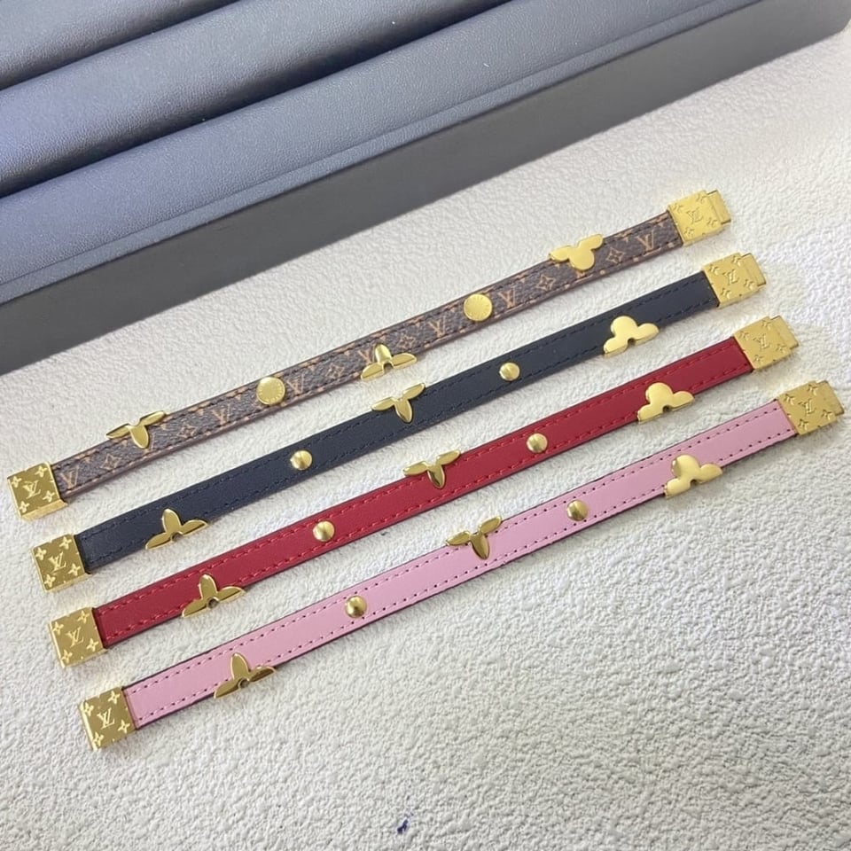 Louis Vuitton Reversible Monogram Bracelet Red view 3