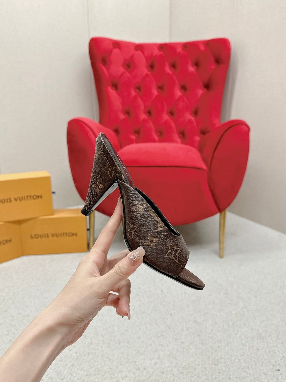 Louis Vuitton Super Mule Monogram Canvas view 8